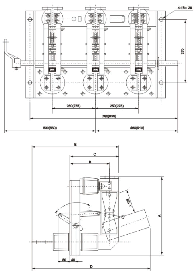 GN22-12（C）型隔離開關(guān) 